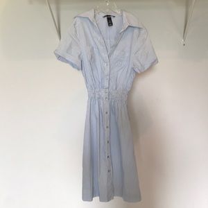 H&M Pinstripe Shirt Dress